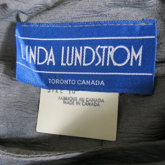 Linda Lundstrom Grey Long Sleeve Dress - Picture 7 of 7